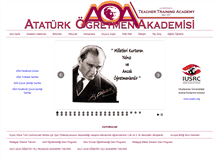 Tablet Screenshot of aoa.edu.tr