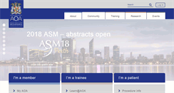 Desktop Screenshot of aoa.org.au
