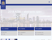 Tablet Screenshot of aoa.org.au