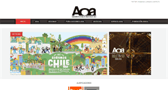 Desktop Screenshot of aoa.cl